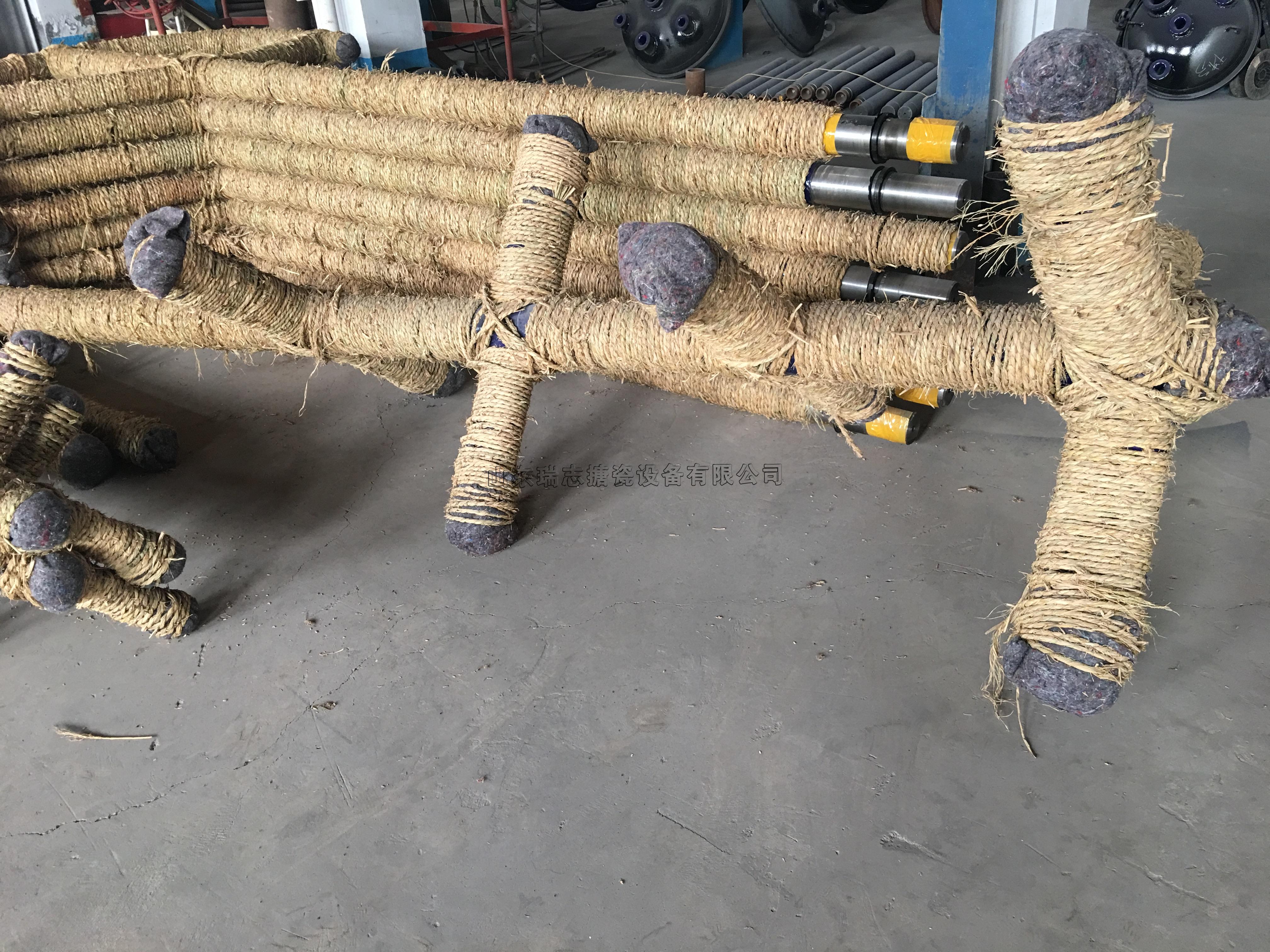 搪瓷攪拌器調直方法